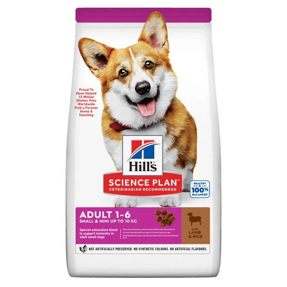 Hill’s Kuzu ve Pirinçli Küçük ve Mini Irk Yetişkin Köpek Maması 6 kg ürün görseli 1
