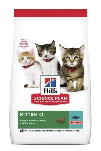 Hill's SCIENCE PLAN Kitten Somonlu Yavru Kedi Maması 5Kg+2Kg Hediye ürün görseli 1