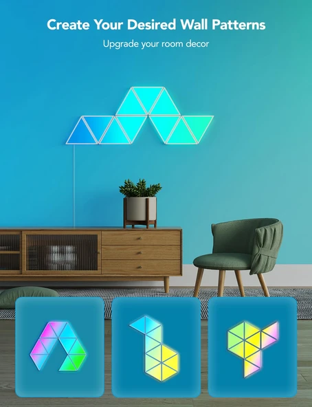 Govee Glide Panneau akıllı Wi-Fi/Bluetooth - Resim 4