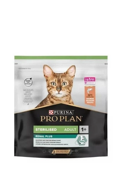 Pro Plan Renal Plus Sterilised Somonlu Kısırlaştırılmış Yetişkin Kedi Maması 400Gr ürün görseli 1