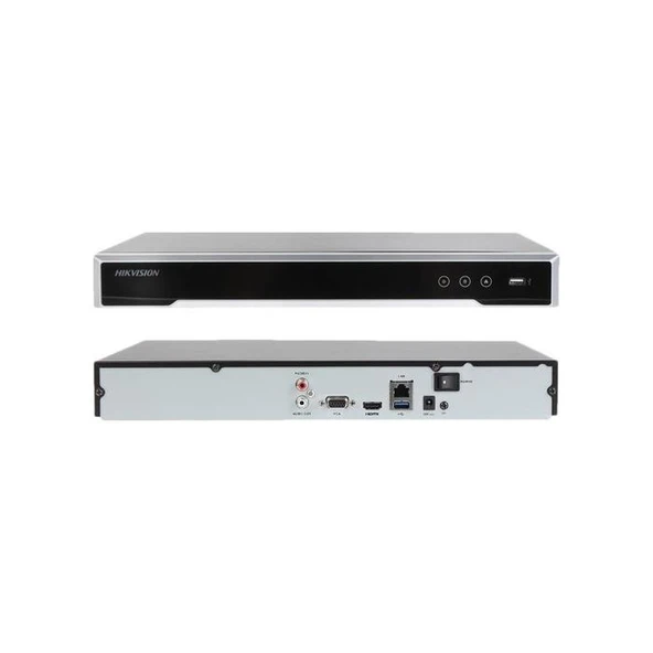 Hikvision Ds-7616NI-Q2 8Mpix, H265+, 16Kanal Video, 2 Hdd, Uhd 4K 2160P Kayıt, 80-160Mbps Bant Genişliği, Nvr ürün görseli 1