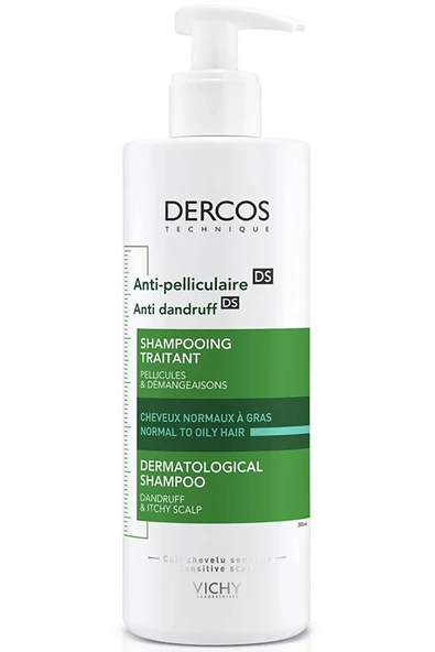 Vichy Dercos Anti Dandruff Normal ve Yağlı Saçlar İçin Kepek Karşıtı Şampuan 390ML ürün görseli 1