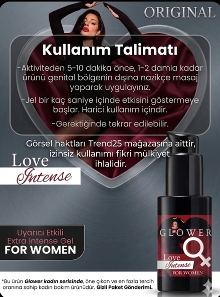 Kadın Uyarıcı zevk arttırıcı premıum jel 10 ml ürün görseli 1