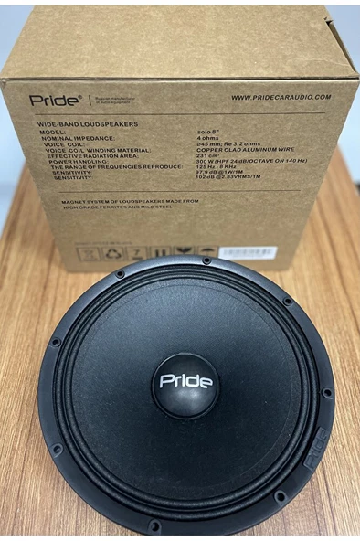 Pride Solo 8 20 Cm 300 Rms 600 W Midrange 2 Adet - Resim 4
