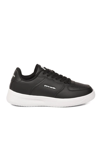 Siyah Beyaz Bağcıklı Unisex Spor Ayakkabı ürün görseli 1