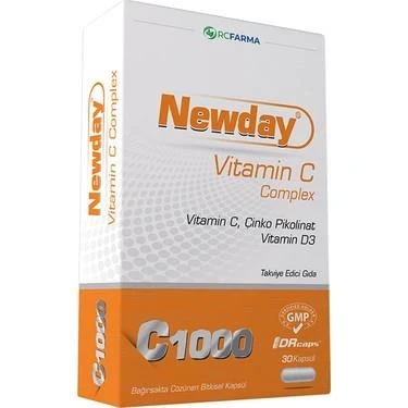 Newday Vitamin C Complex 30 Drcaps Kapsül X2 Adet ürün görseli 1