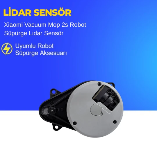 Xiaomi Vacuum Mop 2s Robot Süpürge Lidar Sensör - Resim 2