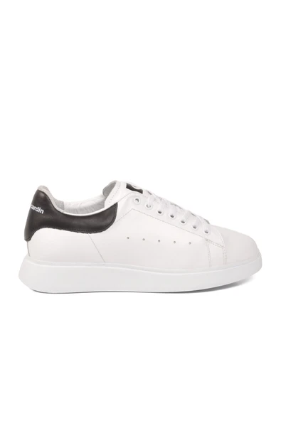 Beyaz Siyah Bağcıklı Unisex Sneaker ürün görseli 1