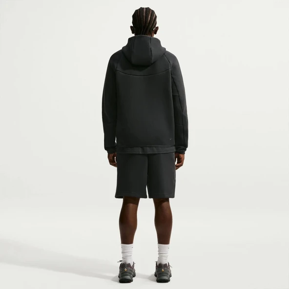 Nike Tech Fleece Short Erkek Siyah Şort - Resim 4