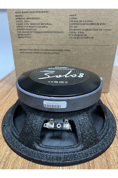 Pride Solo 8 20 Cm 300 Rms 600 W Midrange 2 Adet - Resim 2