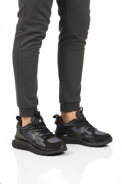 Siyah Hafızalı Taban Unisex Spor Ayakkabı ürün görseli 1