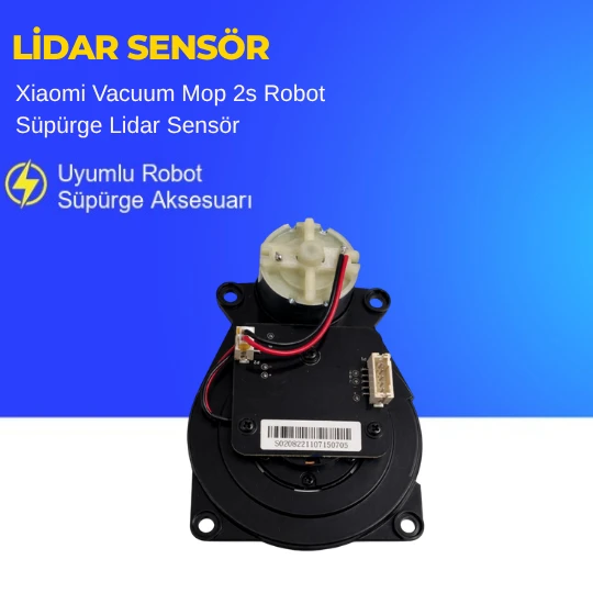 Xiaomi Vacuum Mop 2s Robot Süpürge Lidar Sensör - Resim 3