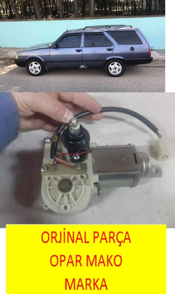 ORJİNALDİR Tofaş Kartal Vidalı Arka Cam Silgi Silecek Motoru Markası Mako Opar 85012350 Mako 64399936 64399938 ürün görseli 1