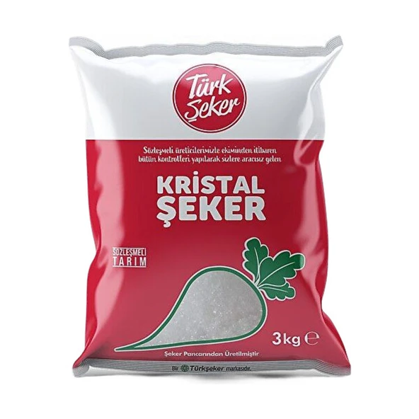Kristal Toz Şeker 3 Kg ürün görseli 1