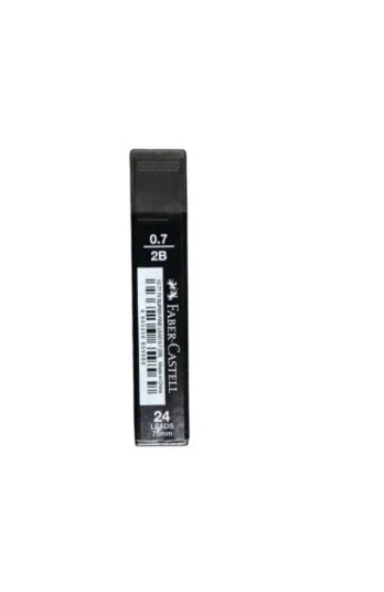 Faber 5 adet Min Süper Fine T.Black 2B 0.7 MM 75 MM ürün görseli 1