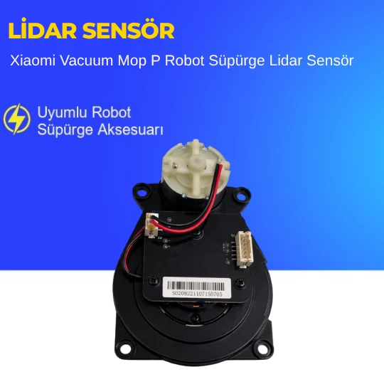 Xiaomi Vacuum Mop P Robot Süpürge Lidar Sensör - Resim 3