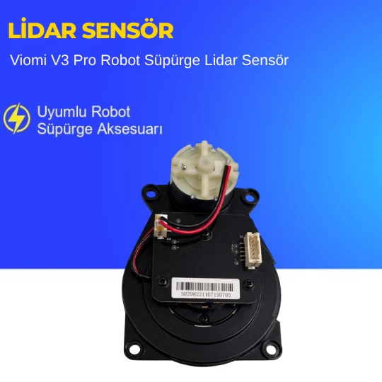 Viomi V3 Pro Robot Süpürge Lidar Sensör - Resim 3