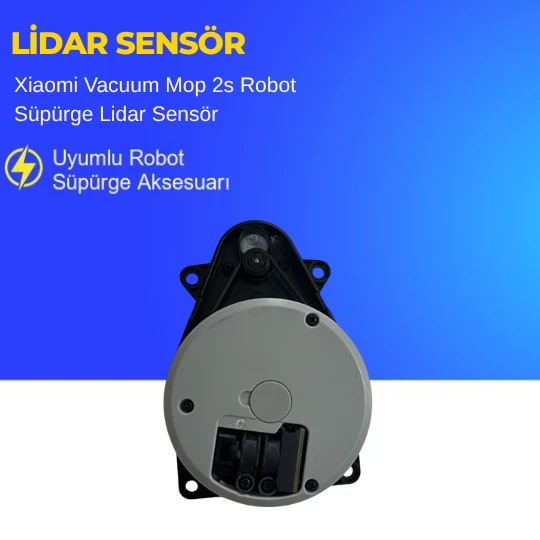 Xiaomi Vacuum Mop 2s Robot Süpürge Lidar Sensör ürün görseli 1
