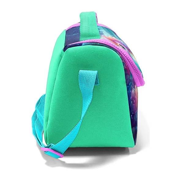 Coral High Kids Mavi Su Yeşili Denizatı Desenli Thermo Beslenme Çantas 11788 ürün görseli 1