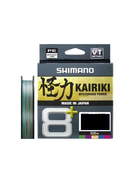 Shimano Misina Kairiki 8+ 300m Multi Color İp Misina ürün görseli 1