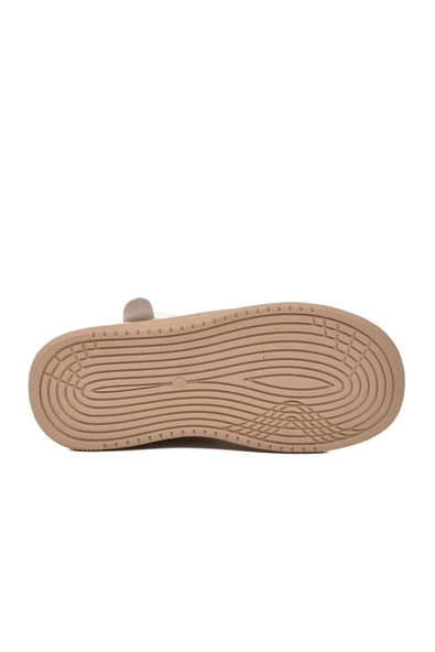 Beyaz Bağcıklı Kadın Hi Sneaker - Resim 5