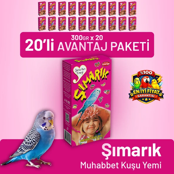 Şımarık Muhabbet Kuşu Yemi - 20 Adet ürün görseli 1