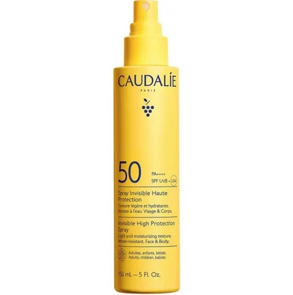 Caudalie Invisible High Protection Spray Yüksek Koruma Sağlayan Spf 50 Güneş Spreyi 150 ml ürün görseli 1