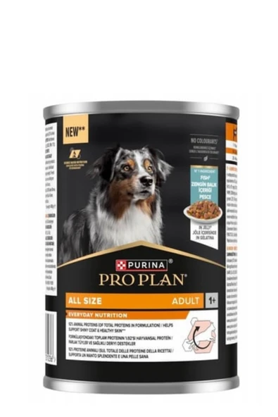 Pro Plan All Size Jelly Balıklı Köpek Yaş Maması 400Gr ürün görseli 1