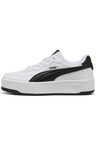 Puma Court Lally Skpe 400368 03 Kadın Sneaker Ayakkabı Beyaz Siyah 36-40 ürün görseli 1