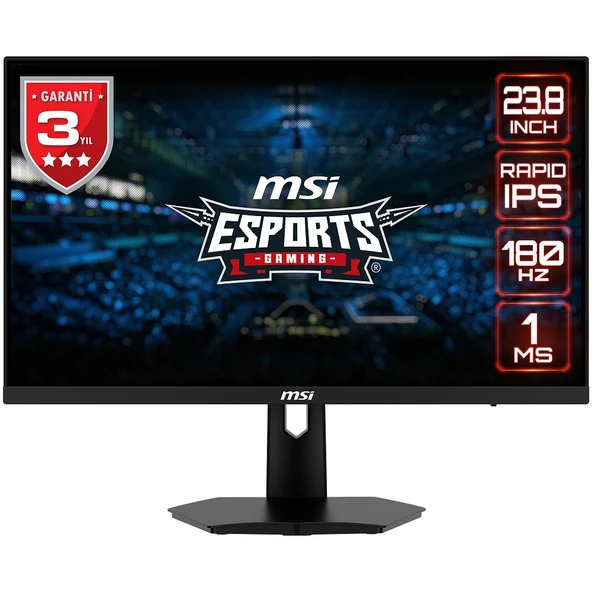 MSI G244F E2 23.8 1920x1080 180Hz 1ms HDMI DP IPS Gaming Monitör ürün görseli 1