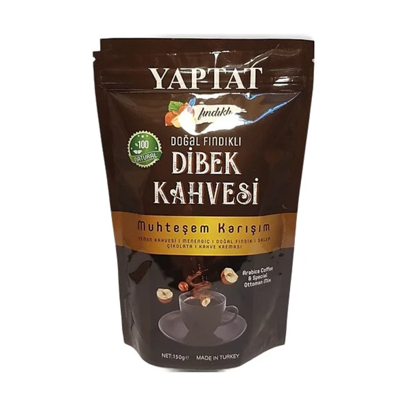 Doğal Fındıklı Dibek Kahvesi Özel Karışım 150 Gr ürün görseli 1