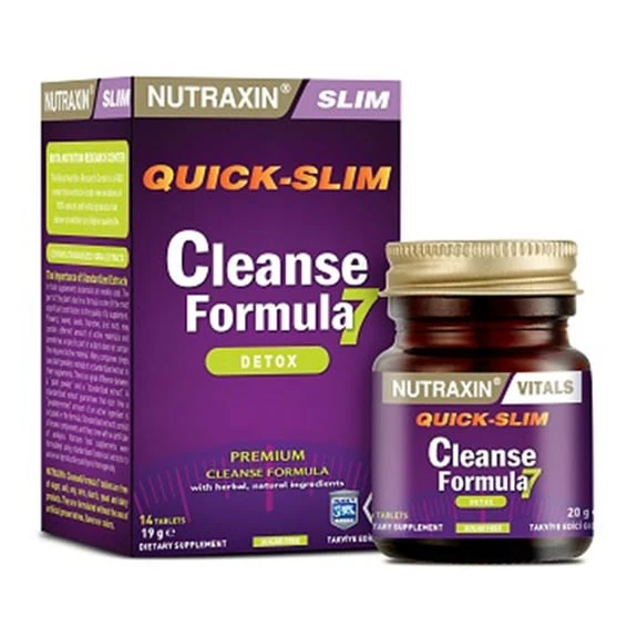 Nutraxin Quick-Slim Cleanse Formula 7 14 Tablet ürün görseli 1