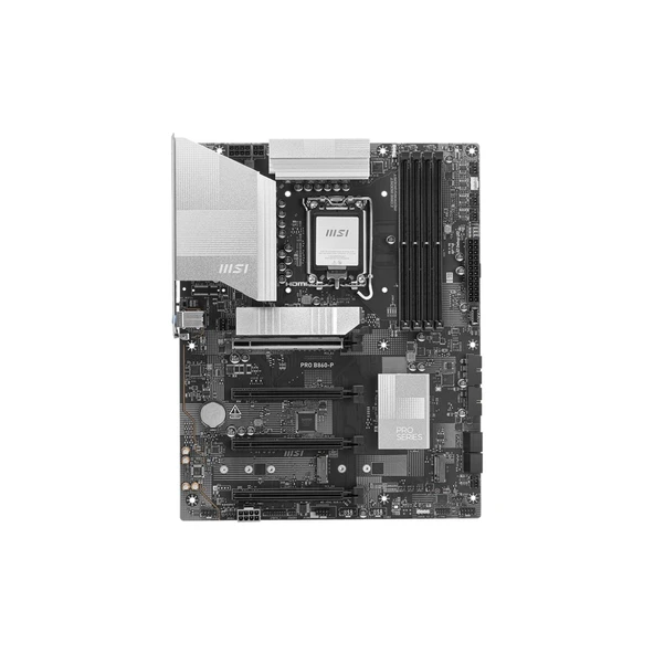 MSI Pro B860-P Intel LGA1851 DDR5 ATX Anakart ürün görseli 1