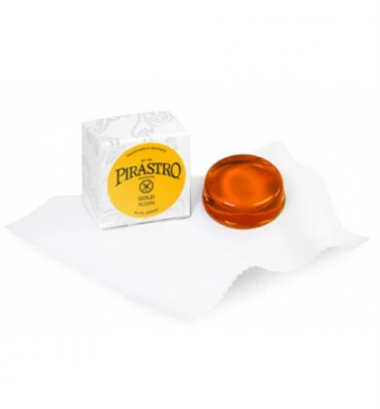 Pirastro 902900 Keman/viyola Reçinesi - Gold (üst Segment - Yumuşak Formül) | Yumuşak Doku İle Tellerde Üstün Tutuş, Berrak Ve Pürüzsüz Ses Karakteri | Uyum: Özellikle Pirastro Gold Ve Oliv Serisi Bağ ürün görseli 1