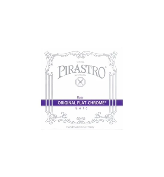 Pirastro 347000 Original Flat-Chrome Solo Set Kontrabass Teli | Geleneksel Sıcak Ses, Yüksek Ses Hacmi, Profesyonel Tercih ürün görseli 1