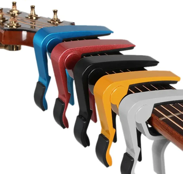 HBK BDJ-007 Renkli Gitar Kaposu | Metalik Cila Dayanıklı Gövde ve Tüm Perdelerde Net Ses Veren Kaliteli Kauçuk Pedler ürün görseli 1