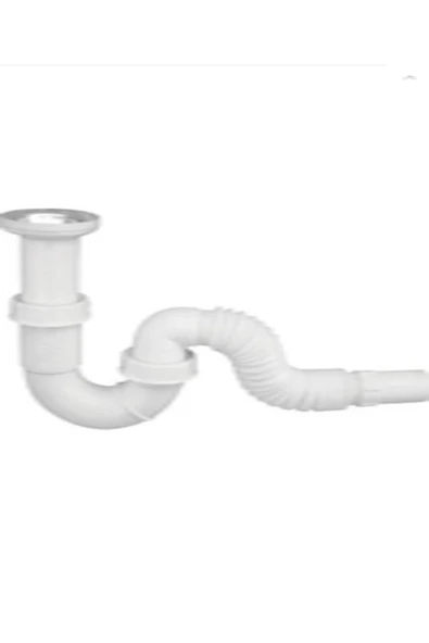 Gama S'li Körüklü A++ Kalite Banyo Mutfak Lavabo Sifon ürün görseli 1