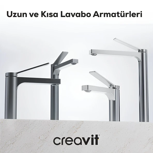 Creavit Ritmo Krom Lavabo Bataryası RT1500 - Resim 6