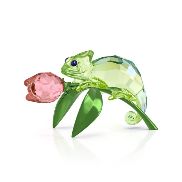 5719811 Swarovski Ev Dekorasyonu Idyllıa:Chameleon And Tulıp ürün görseli 1