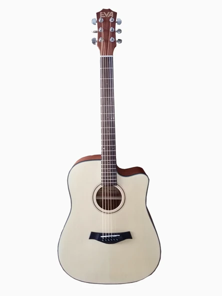 Eva AF485CE Elektro Akustik Gitar (Cutaway) | Kesik Kasa ile Üst Perdelere Kolay Erişim Dahili Preamp ve Şık Tasarım ürün görseli 1