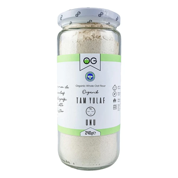 Organik Tam Yulaf Unu 240 Gr ürün görseli 1
