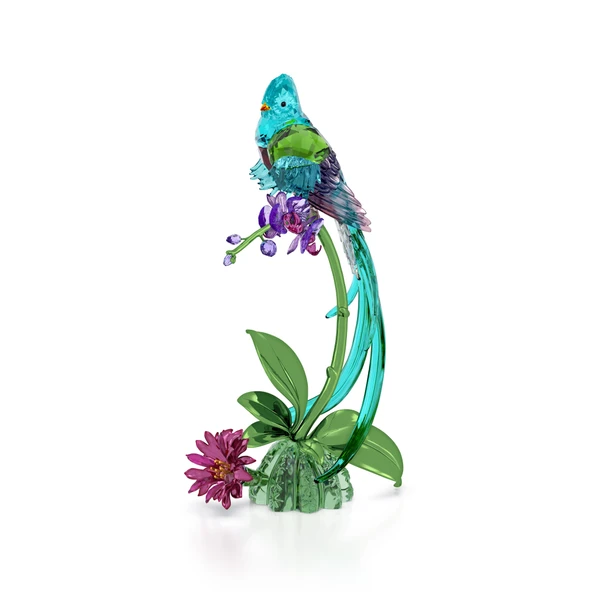 5682123 Swarovski Ev Dekorasyonu Idyllıa:Quetzal And Orchıd ürün görseli 1