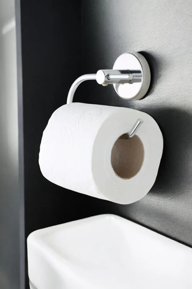 5 Yıl Garantili DELTALİNE Premium Yeni Model Paslanmaz Açık Tuvalet Kağıtlığı WC Kağıtlık Tutucu ürün görseli 1