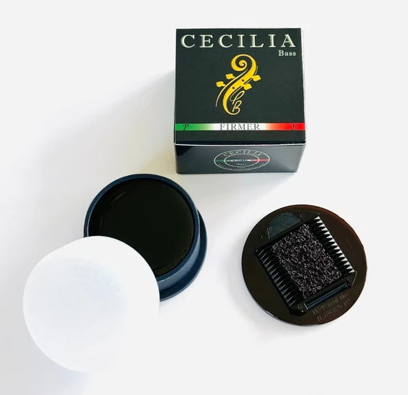 Cecilia CBF Kontrabas Reçinesi - Firmer Formula (Profesyonel - Yüksek Tutuş) | Sertleştirilmiş Özel Formül, Atak Seslerde Netlik ve Arşe Kontrolü | Uyum: Kontrabas Yayları İçin (Özel Yayıcı Aparat Dah ürün görseli 1
