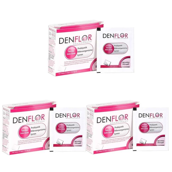 Denflor Probiyotik 10 Adet - Saşe 3 ADET ürün görseli 1
