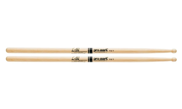 Promark TX707W Simon Phillips İmza Bageti Hickory | Amerikan Hickory Ağacı - Büyük Yuvarlak Uç - Ahşap Uç ürün görseli 1