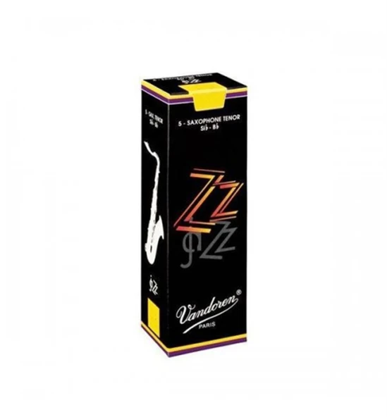 Vandoren SR423 ZZ Jazz Tenor Saksafon Kamışı No: 3.0 (Profesyonel/Caz) - 5'li Paket | Esnek Üfleme Tepkisi, Tutarlı Malzeme Kalitesi ve Zengin Harmonikler ürün görseli 1