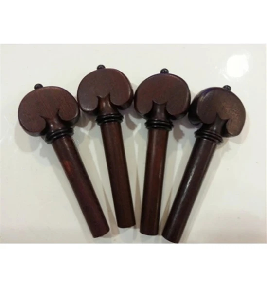 Picaldi 1231-H Kalp Model Rosewood Keman Kulak Seti | Estetik Kalp Tasarımı ve Gül Ağacı Dokusu ile Kemanınıza Değer Katan Görünüm ürün görseli 1