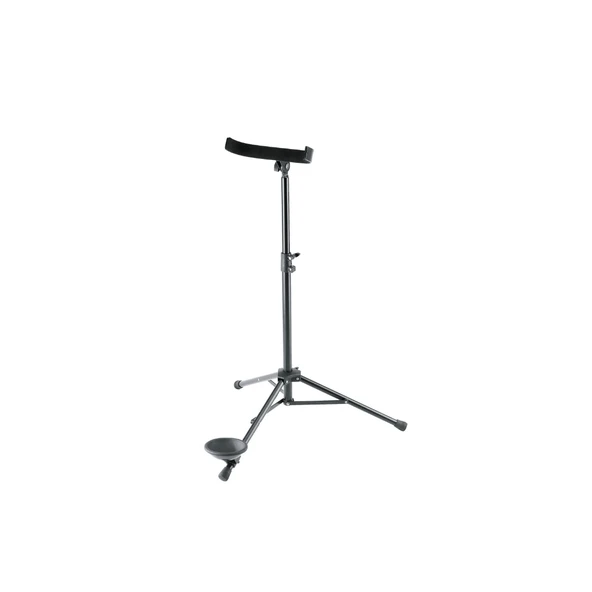 Konig & Meyer 15045-011-55 Kontrafagot Sehpası | Özel Koruyucu Kaplama Yüksekliği Ayarlanabilir Destek Kolları ve Katlanabilir Ergonomik Tasarım ürün görseli 1