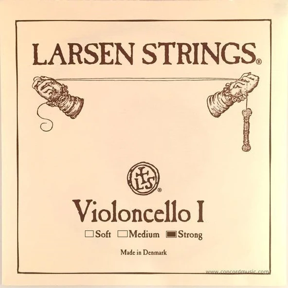 Larsen 639415 Soloist Çello La (A) Teli (Forte) | Yüksek Gerilim ile Güçlü Ses Hacmi Orkestra İçinde Öne Çıkan Netlik ürün görseli 1